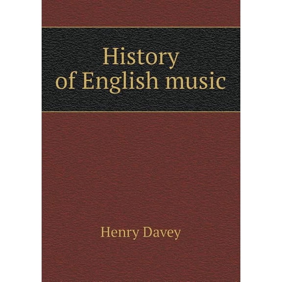 History of English Music (Paperback)