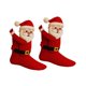 thumbnail image 5 of Calcetines navideños 3D novedosos y cálidos, hechos a mano, para regalar en cumpleaños a amigos. Papá Noel, 5 of 9