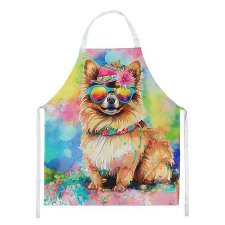 

Carolines Treasures DAC2538APRON 0.01 x 30 x 27 in. Unisex Pomeranian Hippie Dawg Apron