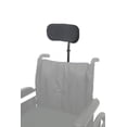 thumbnail image 2 of Rehabilitation Advantage Wheelchair Headrest - Large 10"x7" Padded Support - Fits Rigid Solid Backs - Fully Adjustable, 2 of 5