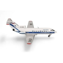 Yakovlev Yak-40 Commercial Aircraft "Volga-Dnepr Airlines" (RA-87842) White with Blue Stripes 1/200 Diecast Model by Herpa