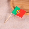 thumbnail image 2 of ULTNICE Portugal National Flag Cupcake Toppers Food Picks for Decoration 100 Pieces Safe for Food Use, 2 of 8