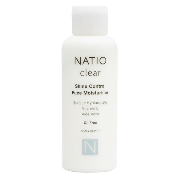 Crema hidratante Natio Australia Clear Shine Control 125 ml con vitamina E y aloe