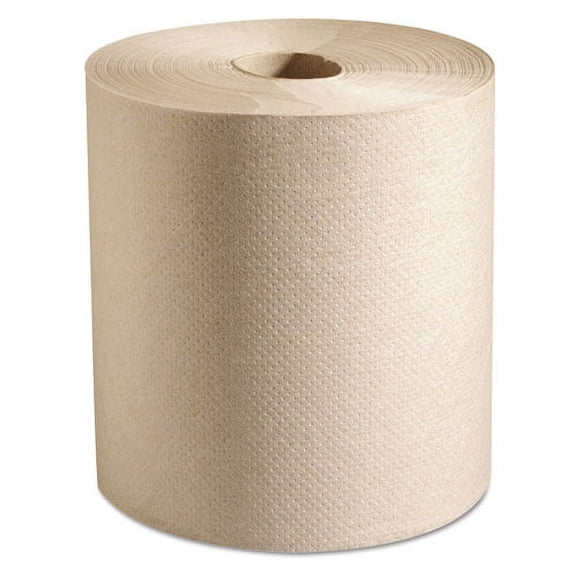 100% Recycled Hardwound Roll Paper Towels, 7 7/8 X 800 Ft, Natural, 6 Rolls/ct | Bundle of 2 Cartons