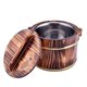thumbnail image 1 of Creative Sushi Bowl with Lid for Storage Use Coffee Color Synthetic Stainless Steel 1 Pc, 1 of 3