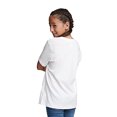 thumbnail image 2 of Next Level Youth Cotton Crew, M, White, 2 of 3