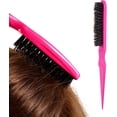 thumbnail image 4 of Cepillo Peine para el Cabello, Cepillo Delgado, Cepillo con Peine, Peine para Peluquero, Peine para Peinar (Negro), 4 of 4
