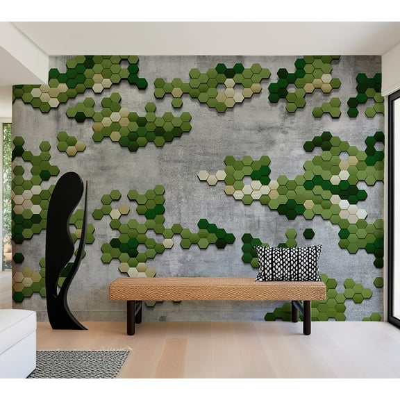 Tiptophomedecor Abstract Wallpaper Wall Mural - Upcoming Spring