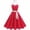 Red, variant on Vintage Polka Dot Halter Swing Dress with Bow Belt - Waist-Cinching Sweetheart Neckline Retro Dress for Cocktail Parties, Social Events, and Fun Nights