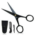 thumbnail image 1 of Tijeras para barba y bigote ONTAKI 5 Professional con peine, 1 of 5