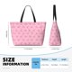 thumbnail image 4 of Fotbe Pink Bows Bolsa de Viaje para Playa - Resistente al Agua, Bolsa Tote de Gran Capacidad y Ligera con 7 Bolsillos para Mujeres y Hombres, 4 of 7
