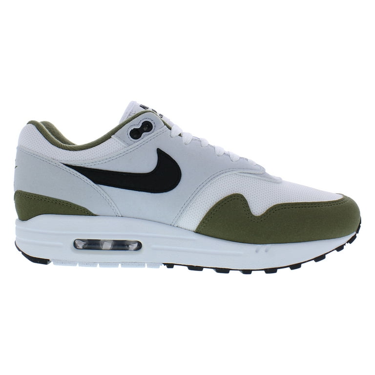 Nike Air Max 1 Mens Shoes Size 8, Color: White/Olive - Walmart.com