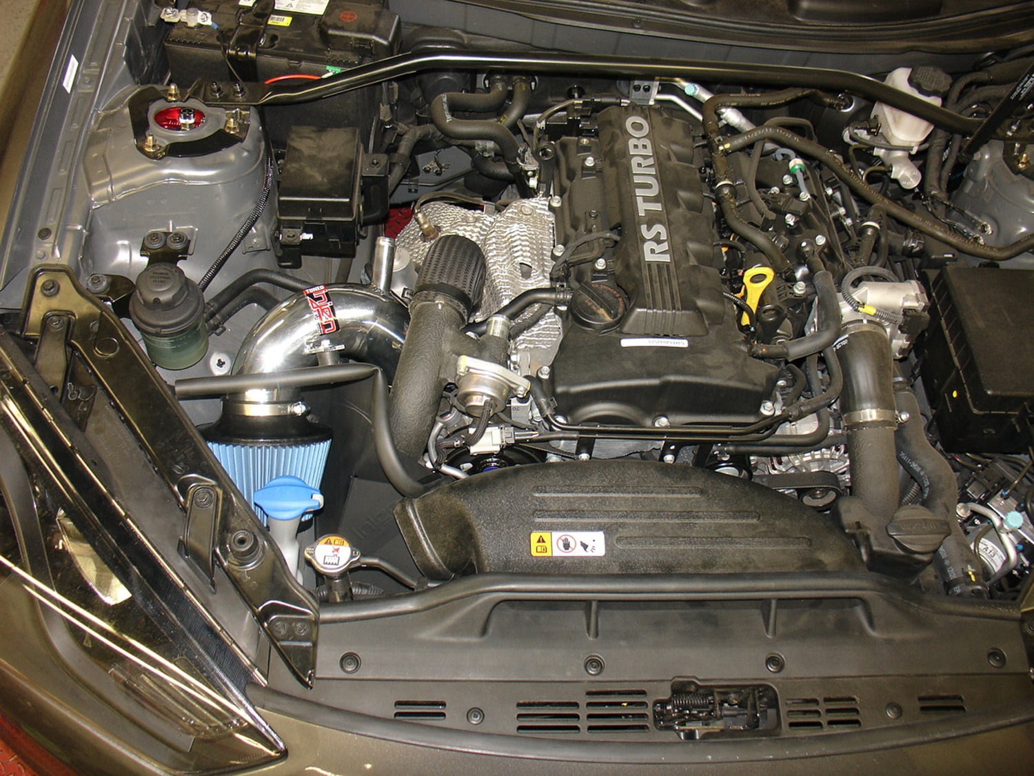 Injen 13-14 Hyundai Genesis Coupe 2.0L 4cyl Turbo GDI Black Short Ram Intake w/ Heat Shield Fits select: 2021 TOYOTA TUNDRA DOUBLE CAB SR/SR5