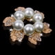 thumbnail image 3 of Circular Forma flor de Broche Yuyangstore  Circular Forma flor de la perla Broche, 3 of 8