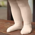 thumbnail image 2 of Kaondbfi Stockings for Pretty Girls Kid Uniform Knee High Socks Tube Ruffled Stockings, 2 of 7