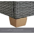 thumbnail image 5 of Grand Patio 28.25''D X 28.25''W X 25''H Wicker Side Table with Storage, Natural Gray, 5 of 7