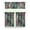 Tropical plants, variant on 3 PCS Dragonfly Print Kitchen Curtains Set with Valance, Nature Inspired Tier Curtains for Windows, Semi-Sheer Farmhouse Caf Curtains, Rod Pocket Window Treatment Panels for Kitchen, Bathroom