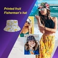 thumbnail image 2 of Minnieouse Sombrero de pescador estampado, estilo sencillo, gorras para hombres y mujeres, decoración de vestidos, sombreros cómodos y elegantes para Type3 Minnieouse AP008639-03, 2 of 6