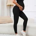 thumbnail image 4 of Maternity Pants for Yoga and Leisure Stretchy Waistband Versatile Loungewear Pants Maternity Clothing Maternity Clothes Casual Maternity Winter Clothes Maternity Lightweight Pants Women's Large, 4 of 5