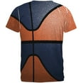 thumbnail image 2 of Championship Basketball Orange & Navy All Over Mens T Shirt, 2 of 2