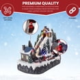 thumbnail image 7 of Christmas Village Sledding Down Hill Animated Pre-Lit Musical Sleigh Ride Perfect Addition to Your Christmas Indoor Decorations & Snow Village Displays, 7 of 7