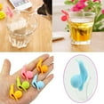 thumbnail image 2 of 10pcs Cute Snail Shape Silicone Tea Bag Holder Cup Mug Candy Colors Gift Set, 2 of 5