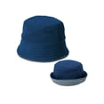 thumbnail image 1 of FLEECE REVERSIBLE HAT, Navy Gray Medium, 1 of 1