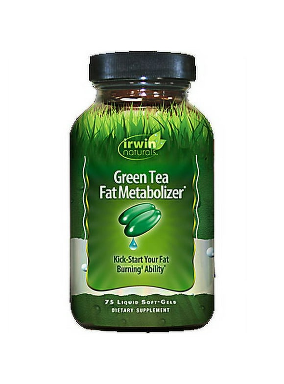 Irwin Naturals Green Tea Fat Metabolizer Dietary Supplement, 75 count