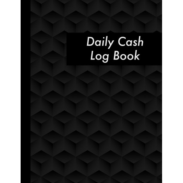 Daily Cash Log Book Large Cash Flow Ledger Book 120 Pages Cash