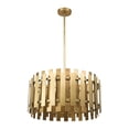 thumbnail image 2 of Livex Lighting - Greenwich - 6 Light Pendant in Mid Century Modern Style - 24, 2 of 15