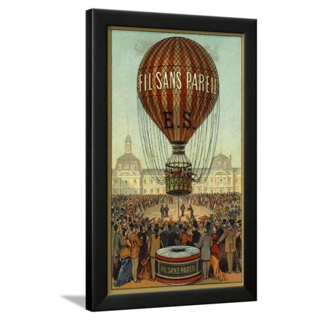 Hot Air Balloon Framed Print Wall Art