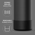 thumbnail image 4 of Hydrapeak 32oz Sport Insulated Water Bottle with Straw or Chug Lid, Leak & Spill Proof, Keeps Drinks Cold for 24 Hours, Hot for 12 Hours, Premium Stainless Steel Water Bottles (32oz, Black), 4 of 9