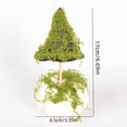 thumbnail image 3 of Mini Halloween Witch Hat Pumpkin Ornament Realistic Grinning Fake Foam Pumpkin Decor for Dining Table Fireplace Mantel Shelf Cabinet Holiday Fall Party Centerpiece, Halloween, Green, Style B, 3 of 6