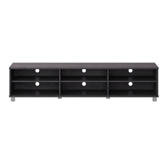 CorLiving Hollywood Modern TV Stand with Open Adjustable Shelves for Most TVs up to 85 inch