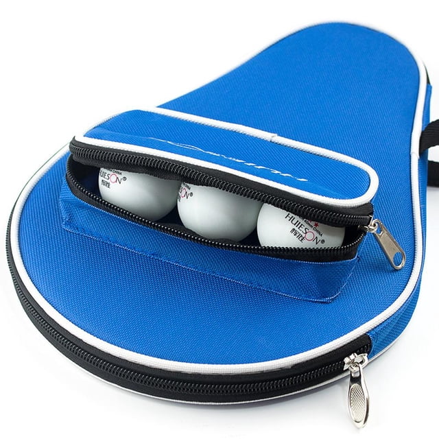 Bolsa De Transporte Para Raquetas Con Bolsillo Para Almacenamiento De Pelotas, Funda Para Raquetas De Tenis De Mesa, Protección Interior Impermeable