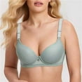 thumbnail image 3 of Aofany T-Shirt Bras for Women Plus Size Wire Everyday Bras Push up Breathable Solid Color Bras Comfortable Shaping Soft Stretch Bras, 36B/C-46B/C, 3 of 3