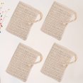 thumbnail image 2 of 4 bolsas de jabón exfoliante hechas a mano para baño y ducha., 2 of 5