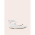 thumbnail image 2 of Bailarinas con tiras para mujer DREAM PAIRS blancas talla US9, 2 of 7