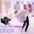 thumbnail image 4 of 500W Smoke Machine 2000CFM Fog - 13 Colorful LED Lights - Wireless Remote Control - Ideal for Weddings, Halloween, Parties, and Stage Effects, 4 of 9