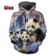 thumbnail image 3 of Sudadera con capucha con estampado 3D de panda para hombre y niño, ropa de calle divertida a la moda, sudaderas con capucha, ropa unisex de invierno estilo Harajuku, 3 of 5