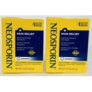 (2 pack) Neosporin + Pain Relief Dual Action Topical Antibiotic Ointment,.5 oz