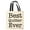 Black, variant on Retirement Gifts for Women Best Quitter Ever Lightweight Navy Canvas Tote Bag