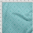 thumbnail image 4 of oneOone Rayon Sky Blue Fabric Geometric Craft Projects Decor Fabric Printed By The Yard 56 Inch Wide, 4 of 4