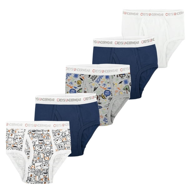 Paquete de Trusas en Algodón Hipoalergénico Baby Creysi Gris - Main Image