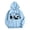 Light Blue, variant on Womens Long Sleeve T Shirts Fall Loose Fit Hooded Mitten-Cuff One Shoulder Hoody Panda Print Leisure Polyester Hoodies Sweatshirts(Dark Gray,M)