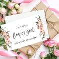 thumbnail image 4 of Koyal Wholesale Wedding Day Gift Cards Set with Envelopes Set of 12, Nude Florals, 4 of 5