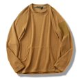 thumbnail image 3 of Camiseta básica deportiva y de ocio con bolsillo de primavera y otoño para hombre, camiseta larga con capucha, 3 of 5