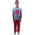 thumbnail image 1 of NBA Toronto Raptors Youth 2 Piece Pjs Lounge Pants & Tee Set, Team Color, 8, 1 of 1
