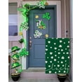 thumbnail image 3 of St Patricks Day Garden Flags for Outside, Green Backgrond with Lucky Shamrock Yard Decoration, Small Seasonal Irish Outdoor Decor for Farmhouse Holiday,12x18 Inch Double Sided, 3 of 6