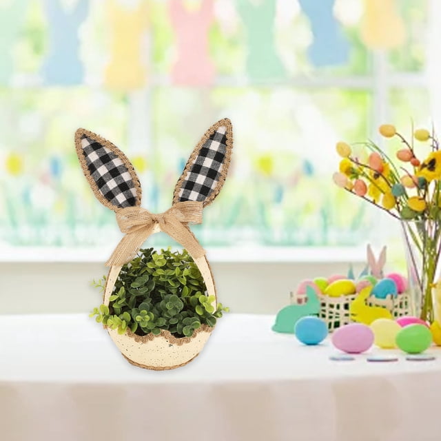Decoraciones de Pascua, regalos de Pascua, adornos de Pascua Cesta de flores de Pascua Mori Home Cesta de flores Manualidades Cesta de flores de Pascua Mori Home Cesta de flores Manualidades cesta de